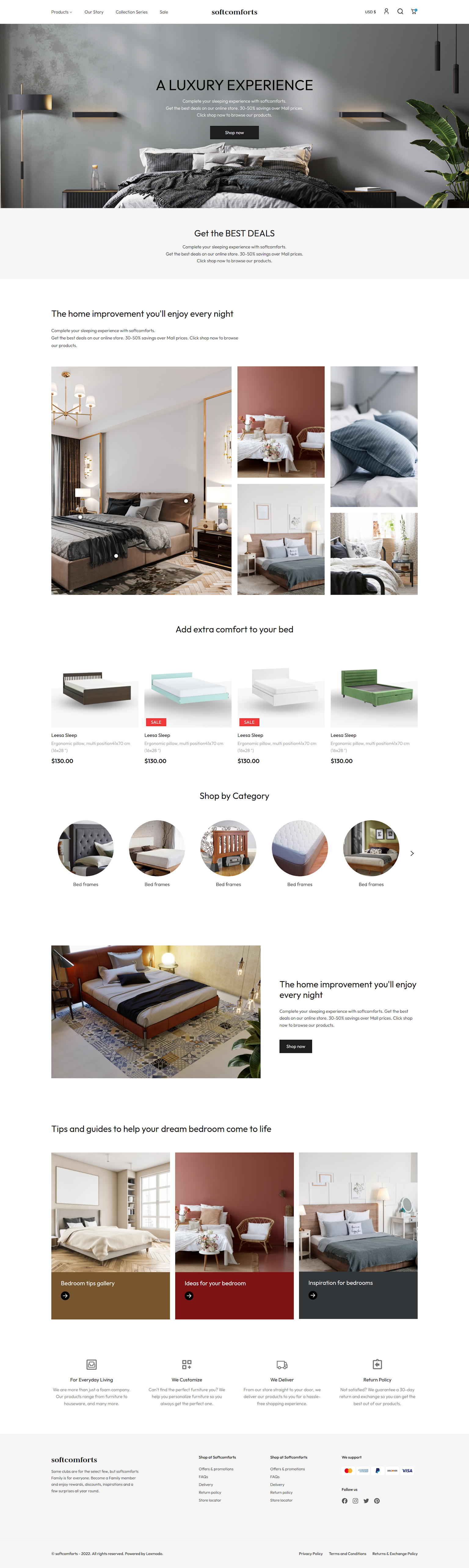 Softcomfort homepage